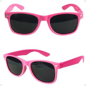 Óculos Sol Infantil Rosa Premium Proteção Uv Retro + Case Menina Resistente Acetato Casual Presente