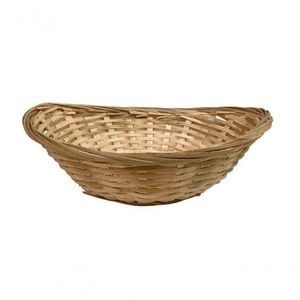 Cesta Oval Bambu Pequena Natural 23cmx17cmx7,5cm - Gzt