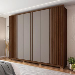 Guarda Roupa Casal Apollo 6 Portas 4 Gavetas Caemmun -