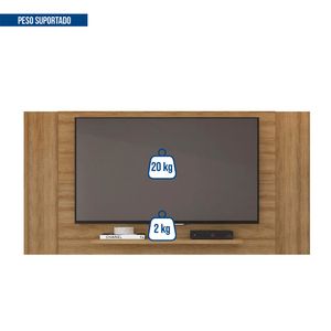 Painel para Tv até 55 Polegadas Extensível Múltiplus Caemmun - Lamina Mel