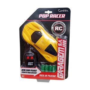 Carrinho C/R Garagem S.A. Pop Racer - Ferrari Amarela