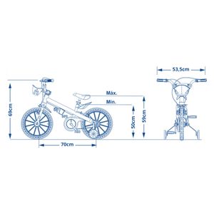 Bicicleta Infantil Aro 16 Com Rodinhas De Treinamento Nathor Bike Criança Menino Tech Boys Com Garrafinha