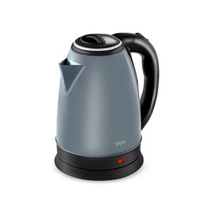 Chaleira Elétrica 127V Elgin Lunar Garrafa Jarra 1,8L Sem Fio com Desligamento Automático Cinza