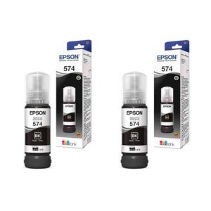 Kit 2 Tintas Epson Original T574120al T574120 T574 574 Preto L8050 L18050 L 8050 L 18050 70ml