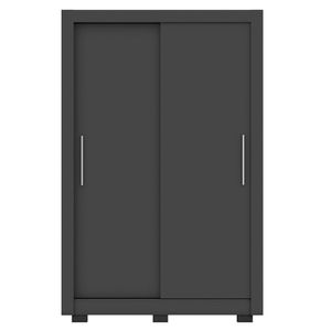 Guarda Roupa 2 Portas 4 Gavetas com Santiago Caemmun - Preto