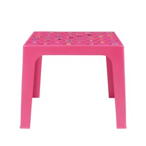 Mesinha Mor Estampada Kids Rosa