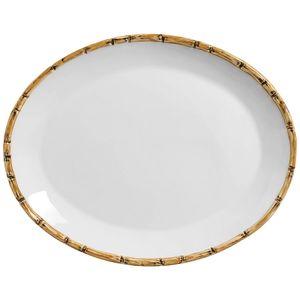 Travessa Bambu em Cerâmica 37cm Scalla