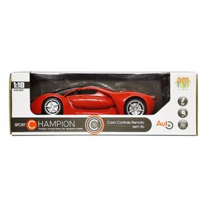 Carro Controle Remoto Sport Champion Vermelho  DMT5053 DM Toys