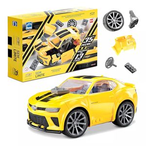 Carro Camaro Sem Limites c/ 35 Peças Para Montar 0559 - Roma