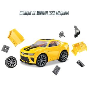 Carro Camaro Sem Limites c/ 35 Peças Para Montar 0559 - Roma