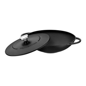 Frigideira Wok Tramontina Trento 20806032 Ferro Fundido Preto