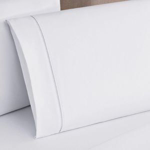 Jogo Cama Lençol Home Basic King 180 Fios C/ Ponto Palito 4 Peças - Branco