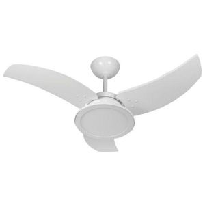Ventilador Venom Led Branco 127V 3 Pás