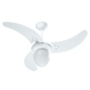 Ventilador Búzios Branco 127V 3 Pás Brancas