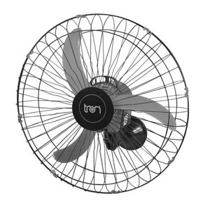 Ventilador De Parede Oscilante 60 Cm 127V Preto