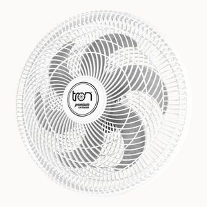 Ventilador Parede Lorena Branco Oscilante 220V Pás Prata