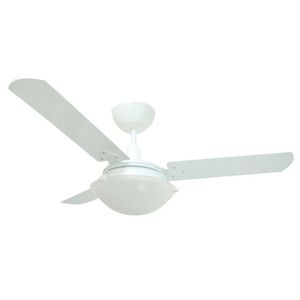 Ventilador Unions Branco 127V 3 Pás Brancas