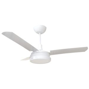 Ventilador Led Breeze Branco 127V 3 Pás Brancas