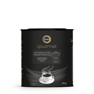 Café Gourmet Torrado e Moído 250g - Cafeteira Italiana