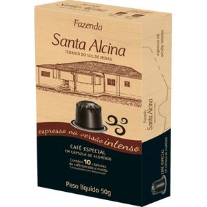 Café Fazenda Santa Alcina Intenso 10 cápsulas - Compatíveis Nespresso®*