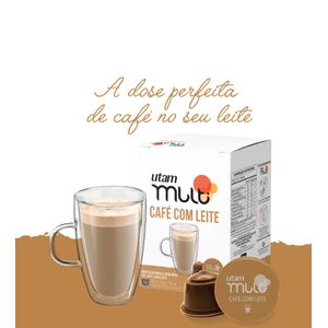 Café com leite Utam Multi 10 cápsulas - Compatíveis Dolce Gusto®*