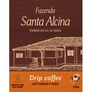 Café Fazenda Santa Alcina Drip Coffee 10 sachês