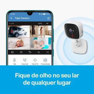 Câmera de Segurança Wi-Fi Interna TP-Link 1080p Full HD C100