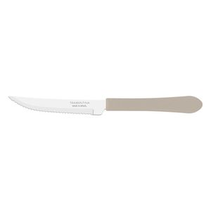 Kit 3 Faca Churrasco Tramontina Leme Inox Cinza 4"