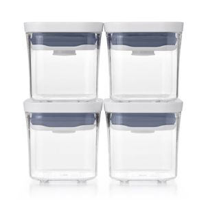 Conjunto com 4 Potes Quadrados Pop 2.0 OXO