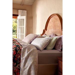 Jogo de Cama Microfibra Rosas Lilás - A\CASA