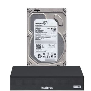 Dvr Intelbras 8 Canais Mhdx 3008-c Com Hd De 3tb Instalado