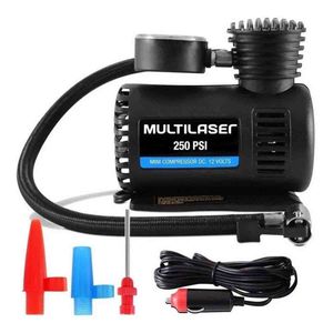 Compressor De Ar 12v Vazao 15l/min 250psi 3 Bicos Au601