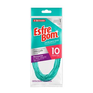 Corda para Varal Revestida EsfreBom Verde Claro 10m - Bettanin