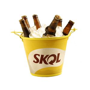 Balde para Cerveja em Alumínio 5L Skol - Alumiart Falcão
