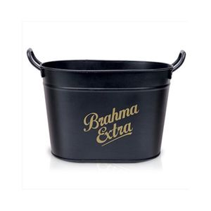 Balde para Cerveja Oval em Alumínio 5L Brahma Extra - Alumiart Falcão