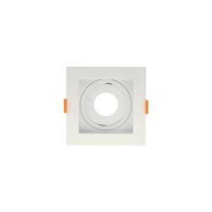 Spot de Embutir Recuado Nordecor Flea para 1 Lâmpada MR11 Quadrado