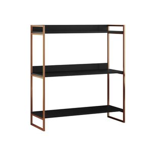 Nicho 3 Prateleiras 95cm Industrial Córdoba Cobre E Preto
