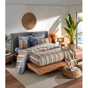Edredom Solteiro Estampado Vivaldi Azul