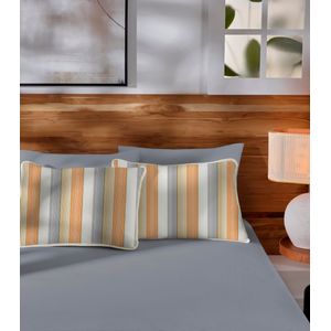 Jogo de Cama Queen 3pçs Estampado Vivaldi Cinza