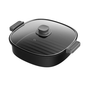 Air Fryer 5L Amvox ARF 1150  1500W 2 em 1 Preto/Prata 220v