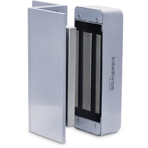Fechadura Eletromagnetica 150 Kgf Universal Intelbras FE20150 Tranca Para Porta Eletroímã Controle Acesso Sem Sensor