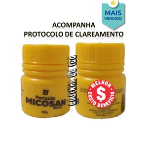 Kit Sucesso Contra Manchas 4 Sabonete 4 Pomada 1 Argila 50g