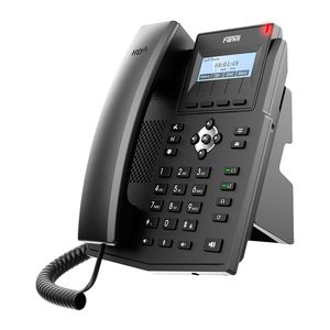 Telefone Ip X1SG Fanvil Gigabit Poe 2 Linhas Sip Com Fonte E Display Luminoso