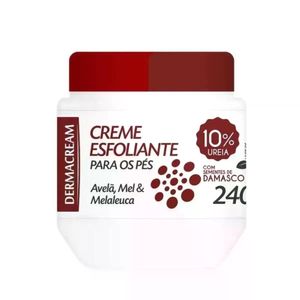 Creme Esfoliante Avelã para Pés Dermacream 240G