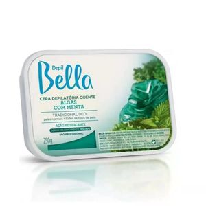 Cera Depilatória Algas com Menta Depil Bella 250G
