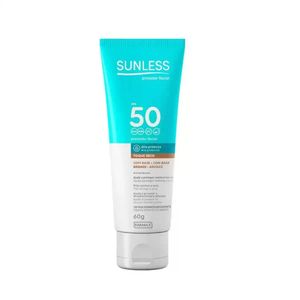 Protetor Solar Facial Sunless Bege Claro Fps50 60G Farmax