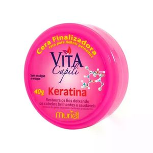 Cera Finalizadora Queratina Muriel 40G
