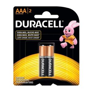 Pilha Alcalina Palito Aaa Duracel 2UN