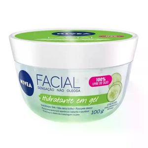 Hidratante Facial Gel Pepino e Ácido  Hialurônico Nivea 100G