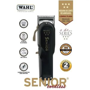 Kit Máquina de Cortar Cabelo Wahl Senior Cordless Bivolt